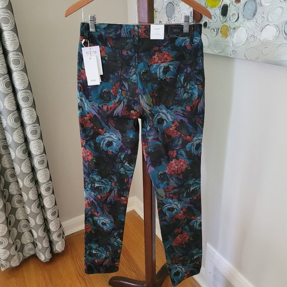 NWT Brax Mary Slim Fit Floral Pants EU36/US 6 - Picture 5 of 11